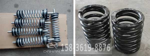 鋼絲壓彈簧：是由鋼絲制成形狀有：圓柱形于圓錐形兩種。