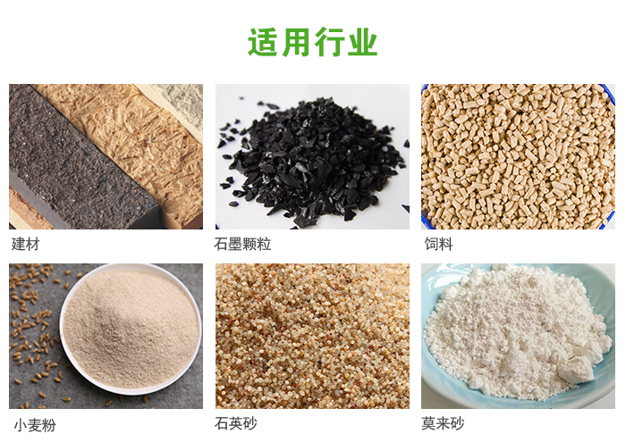 高頻振動篩主要用于化工，建材，石墨顆粒，飼料，小麥粉，石英砂，豆?jié){，果汁等各種物料的干法、濕法篩分、分級、脫水，過濾。